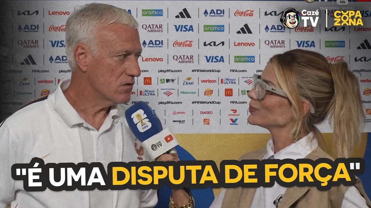 DESCHAMPS FALA SOBRE DUELO CONTRA A ESPANHA E DEIXA A MARCA DELE NO ÁLBUM DA ISA PAGLIARI | COPAZONA