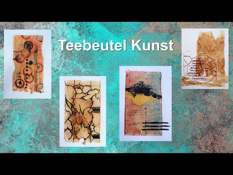 Teebeutel Kunst / Tea Bag Art / RuthvonG