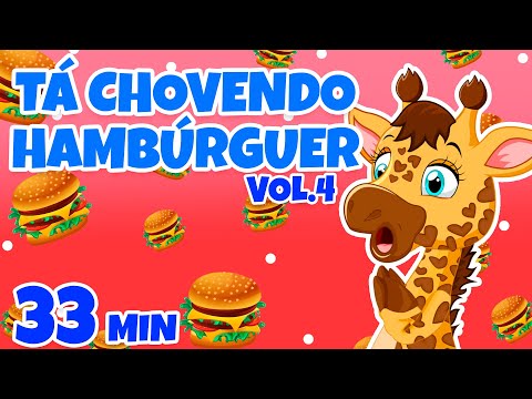 Tá Chovendo Hambúrger Vol. 4 - Giramille 33 min | Desenho Animado Musical