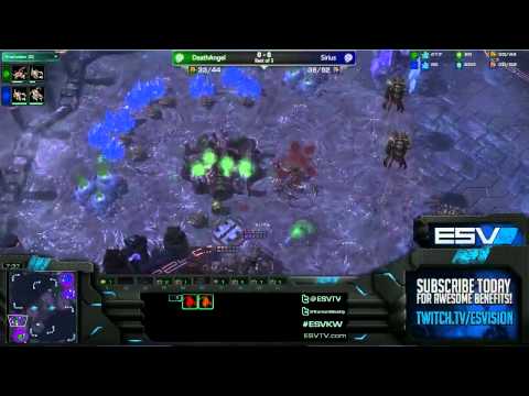 ESV Korean Weekly Season 3 - Week 1 Day 1 - eSahara.DeathAngel[Z] VS FXOSirius[Z] - Game 1 - 1 / 2