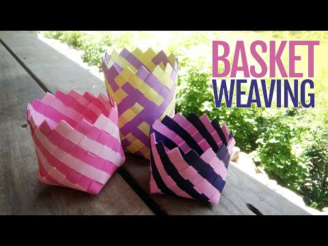 How to Weave a Basket | Paper Craft