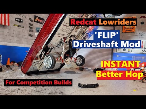 Redcat Lowriders "Flip Chris" Driveshaft Mod for Competition Hop Builds