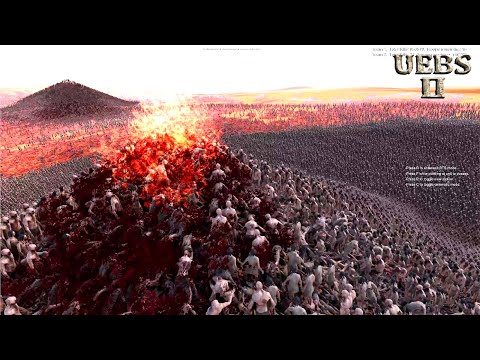 20 JOHN WICK & WIVES SURROUNDED BY 1,000,000 ZOMBIES | Ultimate Epic Battle Simulator 2 | UEBS2