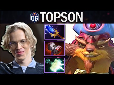 OG.TOPSON PANGOLIER WITH MJOLNIR AND AGHANIMS - DOTA 2 7.29 GAMEPLAY