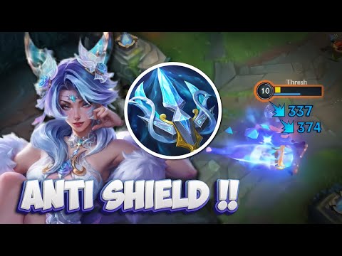 18 KILL !! ANTI SHIELD !! MASSIVE DAMAGE Crystal Rose Ahri Gameplay // WIld Rift (Build+Runes)