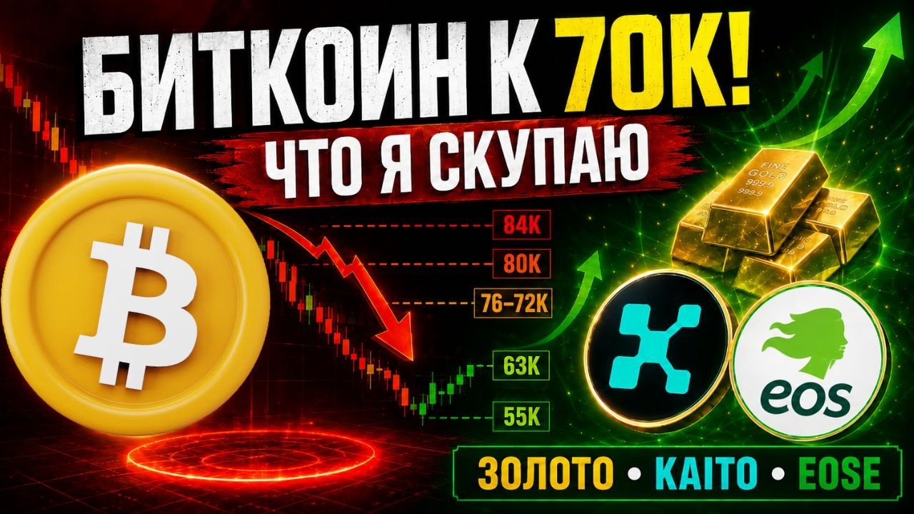 ОТ КАКОЙ ЦЕНЫ БУДЕТ РАЗВОРАЧИВАТЬСЯ БИТКОИН, KAITO ГОТОВ К РОСТУ, МОИ ИНВЕСТИЦИ