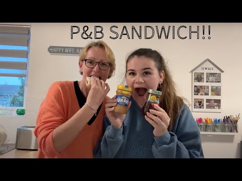 British MUM tries Peanut Butter Jelly Sandwiches for the first time!