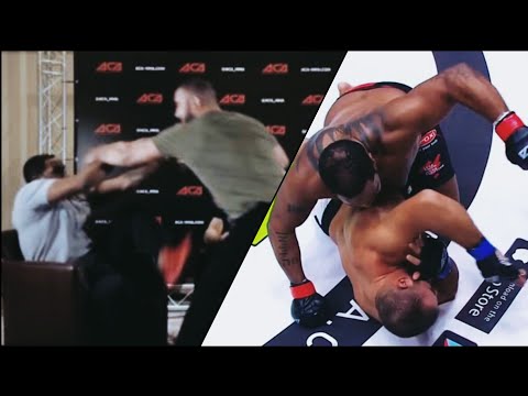 KARMA IN MMA ▶ SLAPPED HIM AT THE WEIGH-IN / JOHNSON VS VAKHAEV