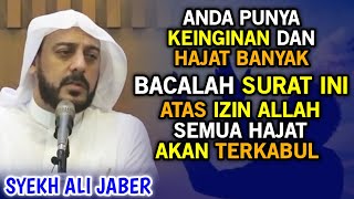 Download lagu Baca Surat Ini, Sebanyak Apapun Hajatmu Akan Allah Kabulkan - Syekh Ali Jaber mp3