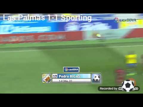 Las palmas 1-1 Sporting (Resumen)