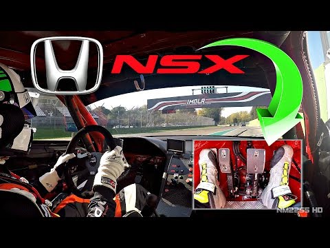 Honda NSX 3.5L Stroker V6 ITB's ONBOARD @ Imola + Footwork Cam with Heel-Toe