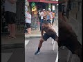 Street performer on Beale street flips over 5 people! #shorts #memphis