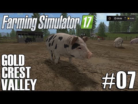 Farming Sim 17 - Gold Crest Valley 2.0- Timelapse #7 - The Pigs Are Here