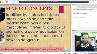 Balance of Power International Relations I By M Farhan Khan Abbasi