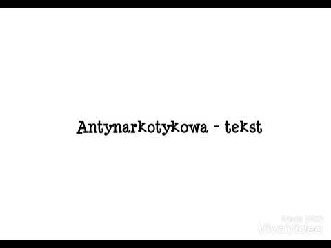 Antynarkotykowa - tekst