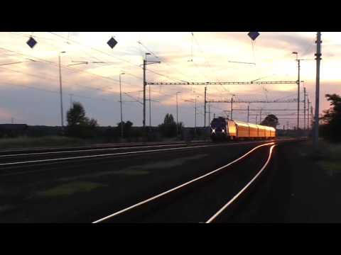 91 51 1 150.007-9 (EP09) PKP Intercity se soupravou vlaku EN 405 Vltava