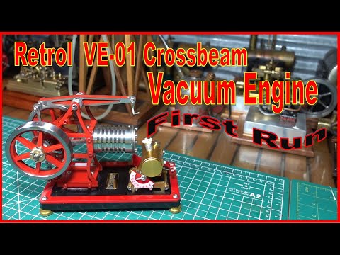 Flame Licker Flame Gulper Vacuum Retrol VE-01 Crossbeam  Engine First Run