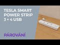 Zásuvky pre inteligentnú domácnosť TESLA Smart Power Strip 3 + 4 USB TSL-SPL-3+4USB