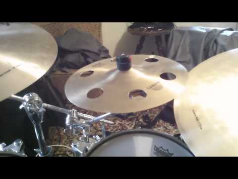 Sabian HHX 10" splash, 12" AAX O-zone, 16" O-zone crash