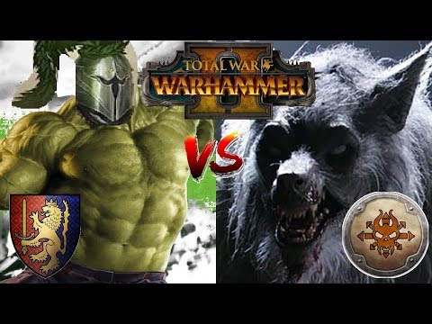 Bretonnia vs Norsca | THE GREEN KNIGHT SMASH- Total War Warhammer 2