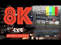 8K Experience Amplified with A 4x4 HDMI 2.1a Matrix Switcher - BG-8K-44MA