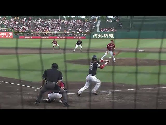 【8回表】ホークス・明石 今度はレフトへ!! 2打席連続タイムリー!! 2016/9/3 E-H