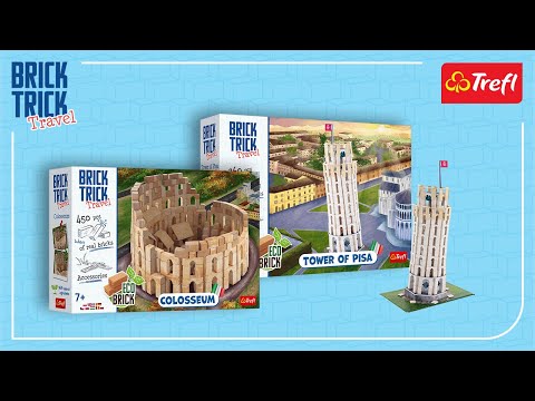 Buduj z cegły - klocki ceramiczne Brick Trick Travel nowości