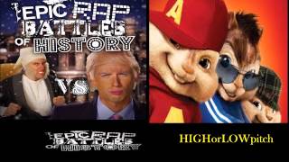 Donald Trump vs Ebenezer Scrooge. Epic Rap Battles of History Season 3. CHIPMUNKS  version