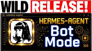 NEW Hermes AI Agent Bot Mode is WILD!