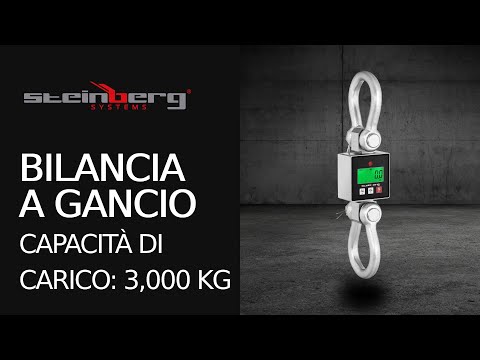 Video - Bilancia a gancio - 3.000 kg / 500 g
