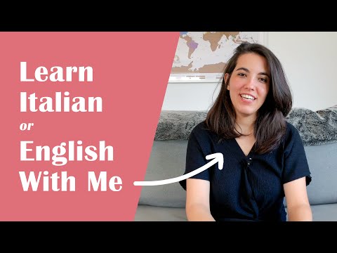 Learn To Speak Italian or English with Ms. Federica Brocchi