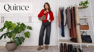This is your year to try Quince!! Quince Try On Haul & Review, My favorite petite denim, and bags!