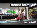 How to get your middle split - Easy & Effective exercise!!
