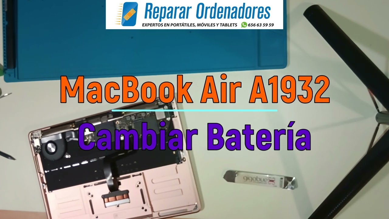 Cambiar batería MacBook — Reparar Ordenadores Madrid
