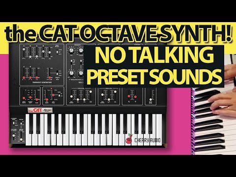 the CAT Octave Synth Cherry Audio NO TALKING SOUNDS DEMO