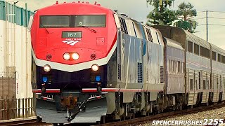 Amtrak BNSF Metrolink Trains (Orange County, CA)