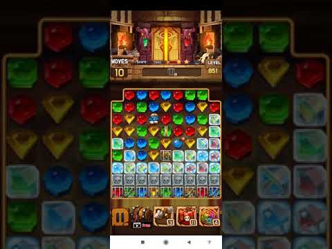 Jewel Legacy 💎 Level 851 ⭐⭐⭐ - Jewels & Gems Match 3 Puzzle 2021 no Booster 👑 Android Gameplay ✅