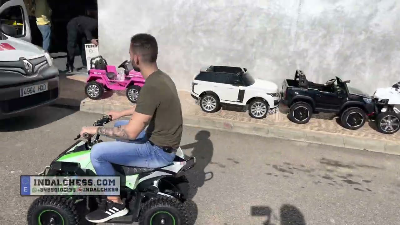 Miniquad eléctrico de 36V para niños 👦, QUAD 1000W y ruedas 6 pulgadas