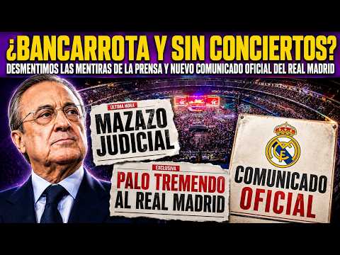 💥NUEVO ATAQUE DE LA PRENSA AL REAL MADRID SOBRE LOS CONCIERTOS DEL BERNABÉU Y LA DEUDA