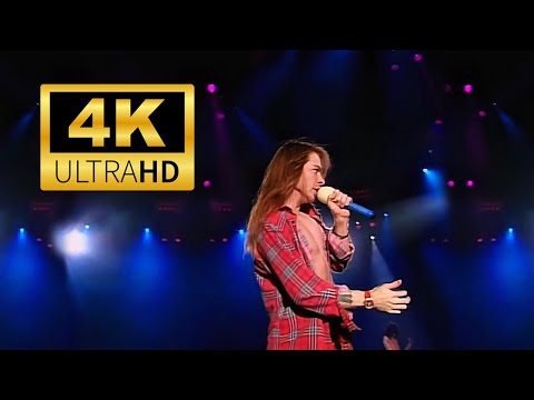 Guns N Roses Performs SWEET Child O Mine in Tokyo 1992 4K