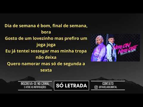 POCAH E MC WM - NEM ON NEM OFF (LETRA)
