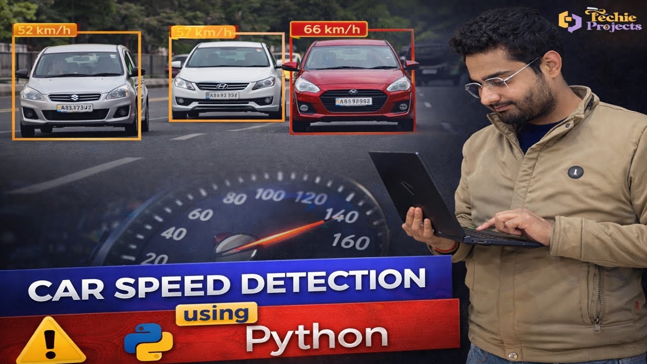 Car Speed Detection using OpenCV in Python | Vehicle Counting using YOLO
