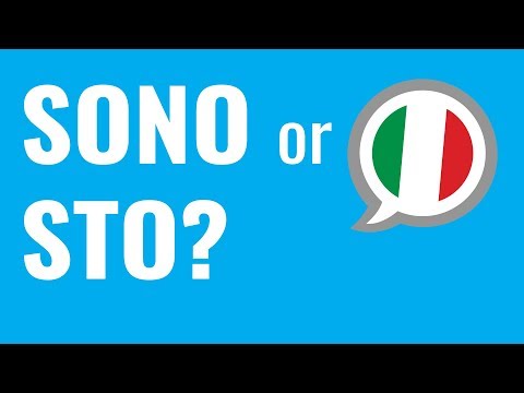 Ask an Italian Teacher - Sono or Sto?