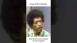 Jimi Hendrix confirms why he was the GREATEST!! #shorts