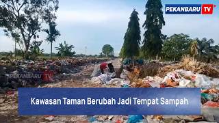 Gunung Sampah Kepung Batu Enam Rohil
