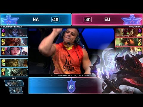 NA vs EU - Show Match (ft. Tyler1, Yassuo) | Day 1 2019 LoL All Star Event