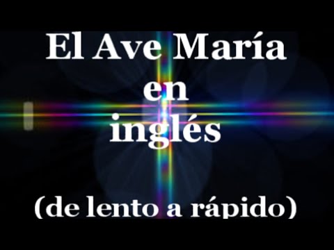 Ave María en inglés