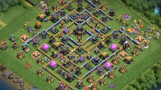 【クラクラ】フリーズライドラ TH17全壊