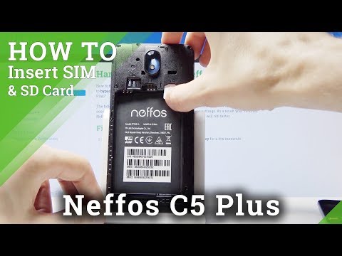 How to Insert Micro SIM & SD Card in TP-LINK Neffos C5 Plus - SIM & SD Installation