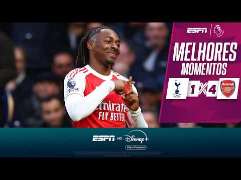 Gols e lances de Tottenhan x Arsenal